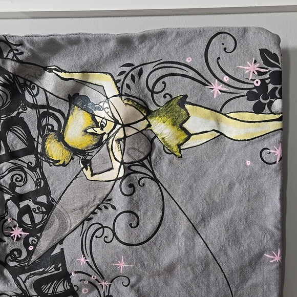 Disney Tinker Bell Gray Reusable Tote Bag - Picture 5 of 11